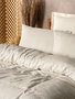L'essentiel linge de maison Juego de funda de edredón Ranforce Individual - Crema